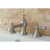 Kingston Brass KC7068BL 8" Widespread Bathroom Faucet, Brushed Nickel KC7068BL